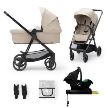 KINDERKRAFT Kombinált babakocsi 4 az 1-ben Newly Classic Bézs + Minky PRO kép