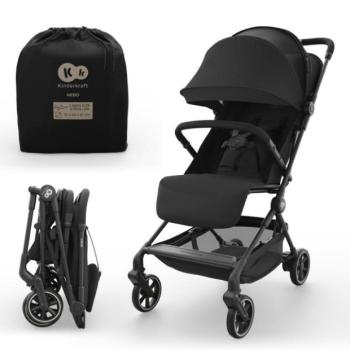KINDERKRAFT Sport babakocsi Nebo Midnight Black kép