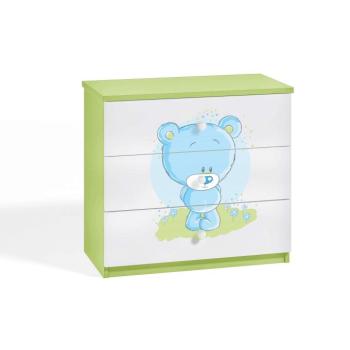 Kocot Kids Babydreams 3 fiókos Komód - Többféle színben és mintázattal kép