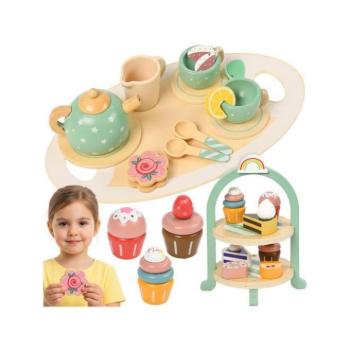 Gyerek teakészlet + muffin állvány kép