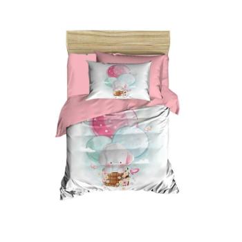 L'essential Maison Baba paplanhuzat szett púder, fehér, rózs...
