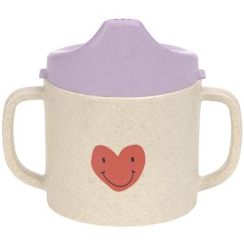 Lässig Sippy Cup PP/Cellulose Happy Rascals Heart lavender kép