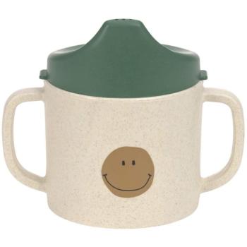 Lässig Sippy Cup PP/Cellulose Happy Rascals Smile green kép