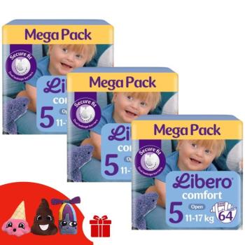 Libero Comfort Mega Pack Pelenkacsomag 11-17kg Junior 5 (192db) +... kép