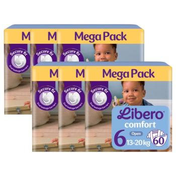 Libero Comfort Mega Pack Pelenkacsomag 13-20kg Junior 6 (360db) kép