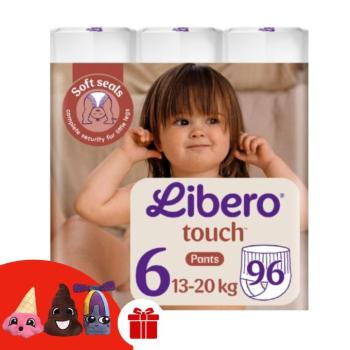 Libero Touch Bugyipelenka 13-20kg Junior 6 (96db) + Ajándék 3 db Ujjbáb kép