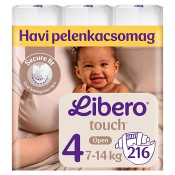 Libero Touch havi Nadrágpelenka 7-14kg Maxi 4 (216db) kép