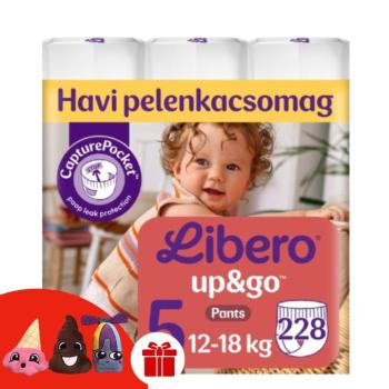 Libero Up&Go Bugyipelenka 12-18kg Junior 5 (38db) + Ajándék 3... kép