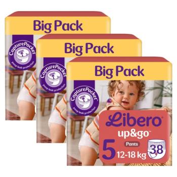 Libero Up&Go Bugyipelenka 12-18kg Junior 5 (3x38db) kép