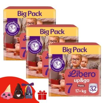 Libero Up&Go Bugyipelenka 17+ junior 7 (96db) + Ajándék 3 db Ujjbáb kép