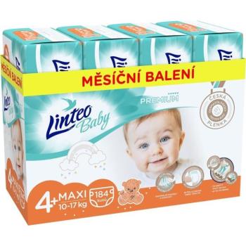 LINTEO Baby Prémium MAXI+ (10–17 kg) 184 db kép