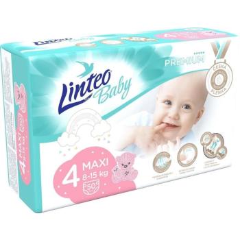 LINTEO Baby Premium MAXI (8-15 kg) 50 db kép