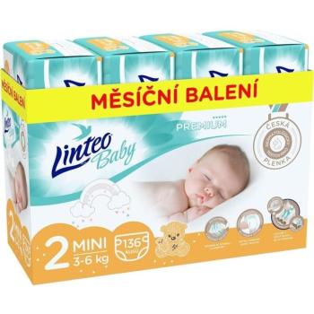 LINTEO Baby Prémium MINI (3–6 kg) 136 db kép