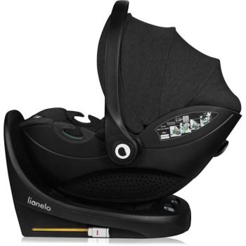 Lionelo Moxie i-Size Set, Black Carbon kép