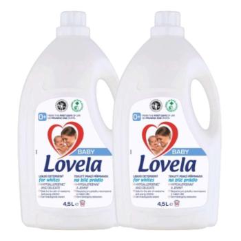 Lovela Baby Hipoallergén folyékony Mosószer fehér ruhákhoz 2x4,5L... kép