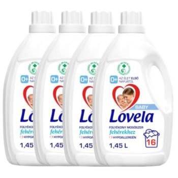 Lovela Baby Hipoallergén folyékony Mosószer fehér ruhákhoz 4x1,45... kép