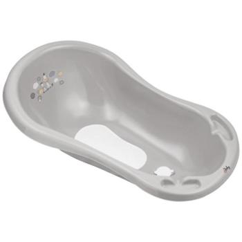 Maltex Babakád leeresztő dugóval és csúszásgátló alátéttel Zebra 84 cm - Szürke kép