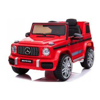 Mercedes AMG G63 4x4 akkumulátoros elektromos kisautó távirányítóval piros kép