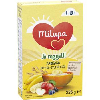 MILUPA Jó reggelt! zabkása bogyós-gyümölcsös 6 hónapos kortól 225 g kép