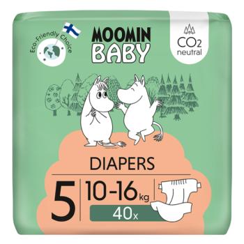 Moomin Baby 5 Maxi 10–16 kg (40 db), öko pelenkák kép