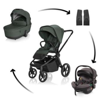 Move Cross 5X babakocsi + XM Plus i-Size autósülés, Oak Green kép