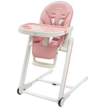 Muka NEW BABY poros rózsaszín étkezőszék kép