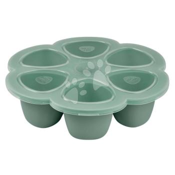Multi bébiétel tároló Beaba Sage Green szilikonból 6x90 ml zöld 4 hó-tól kép