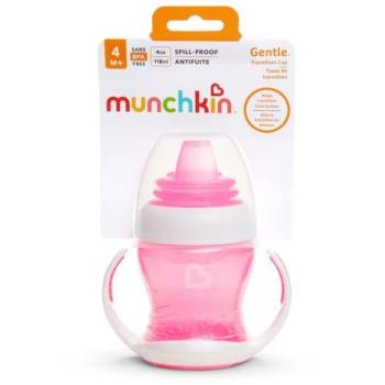 Munchkin GENTLE™ első pohár, 118 ml, 4m+, rózsaszín kép