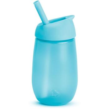 Munchkin Simple Clean Bögre szívószállal 296 ml kék kép