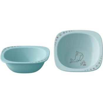 NIP Nature Line Blue tányér, 4 hó+, 2 db kép