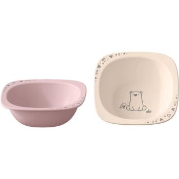 NIP Nature Line Pink tányér, 4 hó+, 2 db kép
