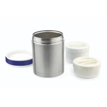 NUVITA Rozsdamentes acél termosz 1l 2 tálkával kép