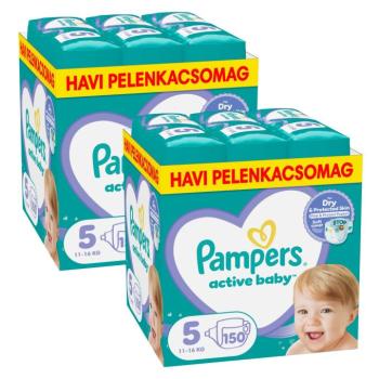 Pampers Active Baby 2 havi Pelenkacsomag 11-16kg Junior 5 (300db) kép