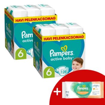 PAMPERS Active Baby 6, Monthly Pack 128 db kép