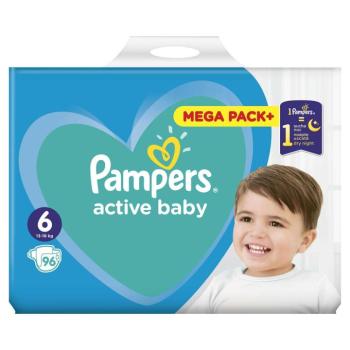 PAMPERS Active Baby 6 (96 db) - egyhavi kiszerelés kép