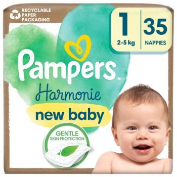 Pampers Harmonie Baby Nadrágpelenka 2-5kg Newborn 1 (35db) kép