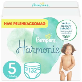 Pampers Harmonie havi Pelenkacsomag 11-16kg Junior 5 (132db) kép