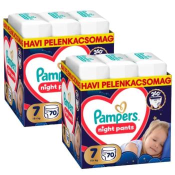 Pampers Night Bugyipelenka 15kg+ Junior 7 (2x70db) kép