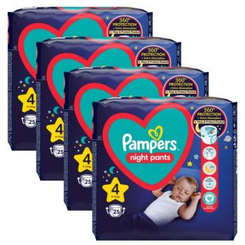 PAMPERS Night Pants 4 (25 db) kép