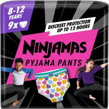 Pampers Ninjamas Pyjama Pants Szívecskék 8 - 12 év (9 db) kép