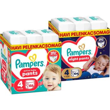 PAMPERS Pants Night 4 (104 db) + PAMPERS Pants 4 (156 db) kép