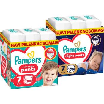 PAMPERS Pants Night 7 (70 db) + PAMPERS Pants 7 (108 db) kép