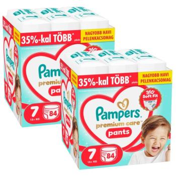 Pampers Premium Care Bugyipelenka 15kg+ Junior 7 (168db) kép