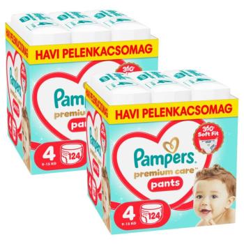 Pampers Premium Care Bugyipelenka 9-15kg Maxi 4 (248db) kép