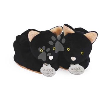 Papucs újszülött részére Cica Booties My First Halloween Doudou et Compagnie ajándékcsomagolásban fekete 0-6 hó kép