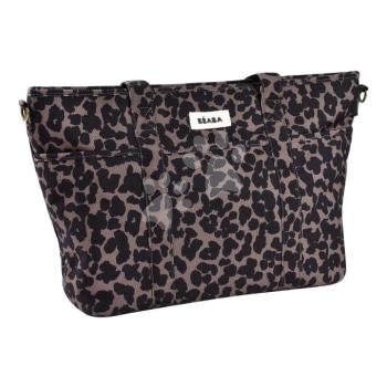 Pelenkázótáska babakocsihoz Madrid Changing Bag Leopard Beaba pelenkázó alátéttel és pántokkal babakocsihoz leopárd minta kép
