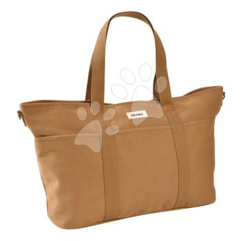 Pelenkázótáska babakocsihoz Madrid Changing Bag XXL Ochre Beaba pelenkázó alátéttel és pántokkal babakocsihoz barna kép