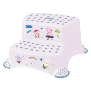 Peppa WC/mosdóhoz lépcső, fehér kép