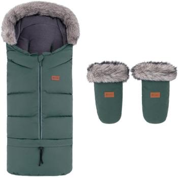 PETITE&MARS Arctic 4in1 téli bundazsák + Fjora babakocsi kesztyű, Khaki kép