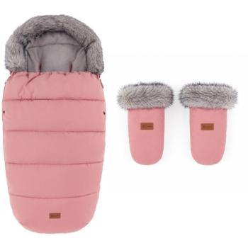 PETITE&MARS Comfy 4in1 téli bundazsák + Fjora babakocsi kesztyű, Old Rose kép